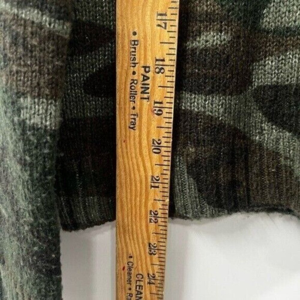 RAILS Perci Camo Wool-Alpaca Long Sleeve Crew Neck Sweater XS - Picture 4 of 10